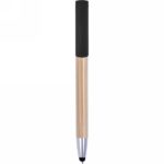 Bambusowy długopis, touch pen, stojak na telefon V1929-03