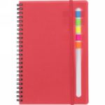 Memo holder, notebook approx. A5, sticky notes V2994-05