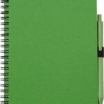 Wheat straw notebook approx. A5 with ball pen V0238-06