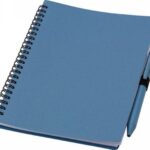 Wheat straw notebook approx. A5 with ball pen V0238-11