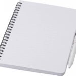 Antibacterial notebook approx. A5 with ball pen V0239-02