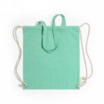 Recycled cotton bag 2 in 1, drawstring bag and shopping bag V6792-06