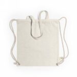 Recycled cotton bag 2 in 1, drawstring bag and shopping bag V6792-20
